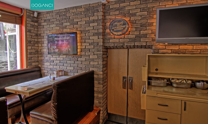 Tuğlanın yarattığı sıcak atmosfer